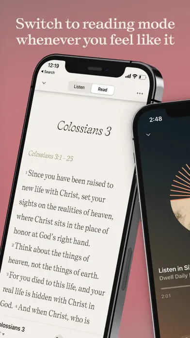 Dwell: Audio Bible app screenshot 5