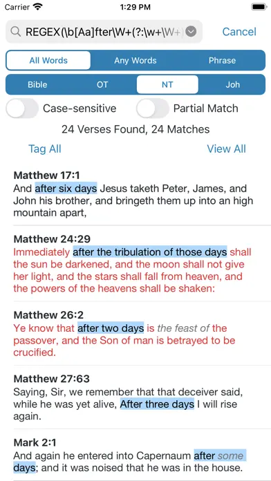 e-Sword: Bible Study to Go app screenshot 2