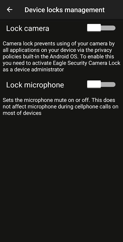 EAGLE Security UNLIMITED app screenshot 7