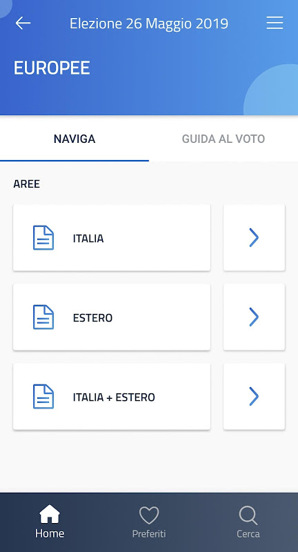 Eligendo Mobile app screenshot 2