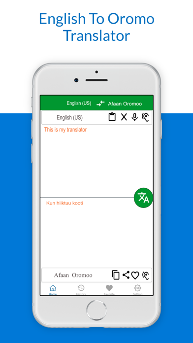 English to Oromo Translator app screenshot 2