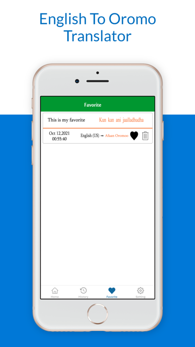 English to Oromo Translator app screenshot 5