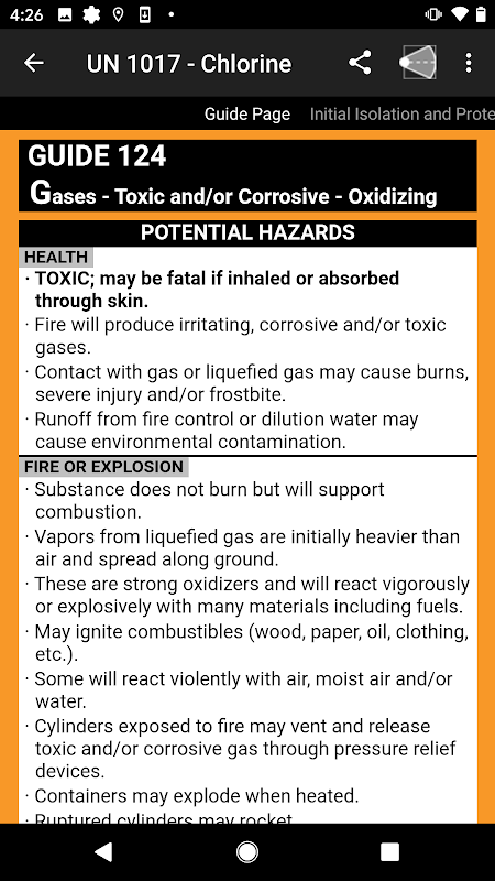 ERG for Android app screenshot 1