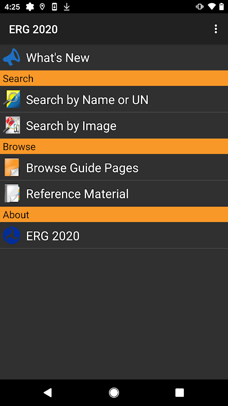 ERG for Android app screenshot 3