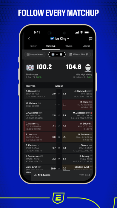 ESPN Fantasy Sports app screenshot 1
