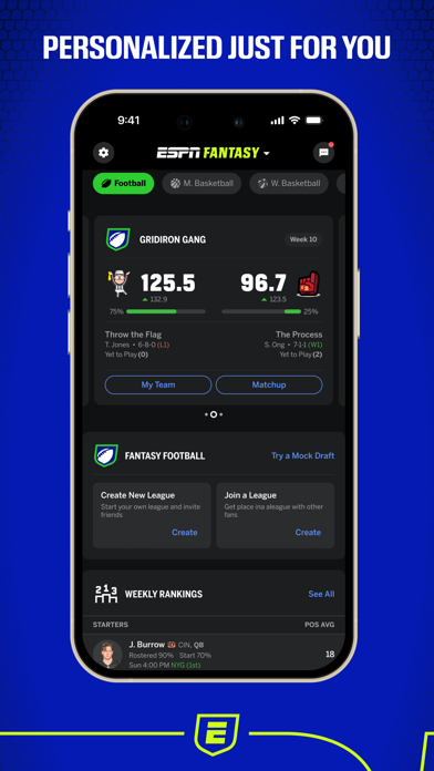 ESPN Fantasy Sports app screenshot 3