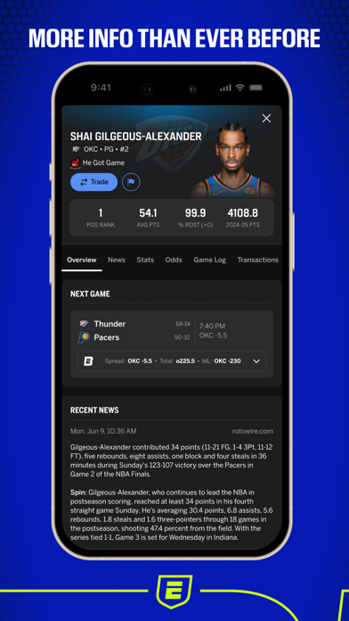 ESPN Fantasy Sports app screenshot 5