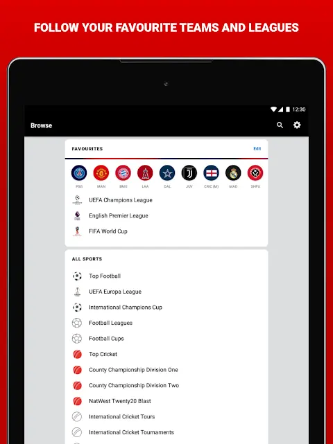 ESPN app screenshot 3