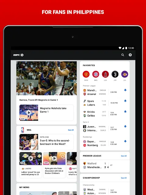 ESPN app screenshot 5