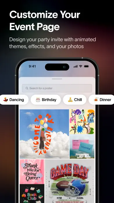 Event Planner: Birthday, Party app screenshot 2