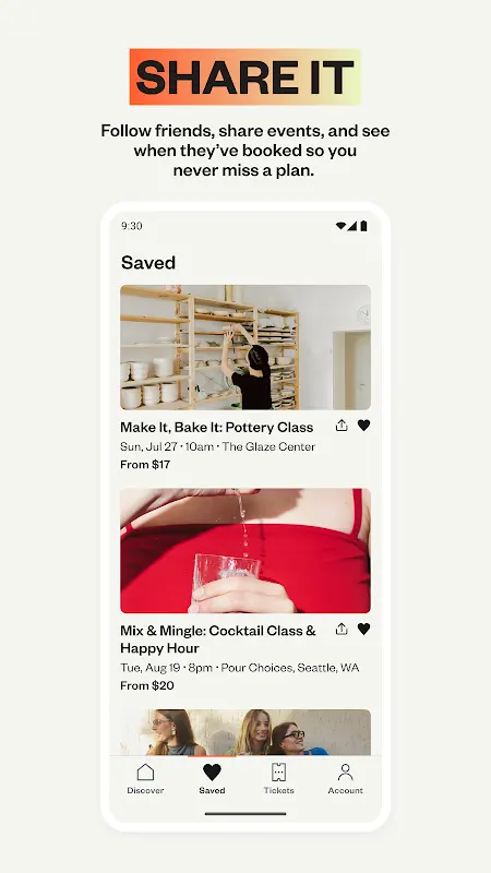 Eventbrite – Discover popular events & nearby fun app screenshot 3
