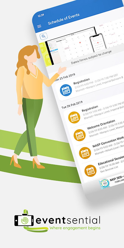 Eventsential app screenshot 1