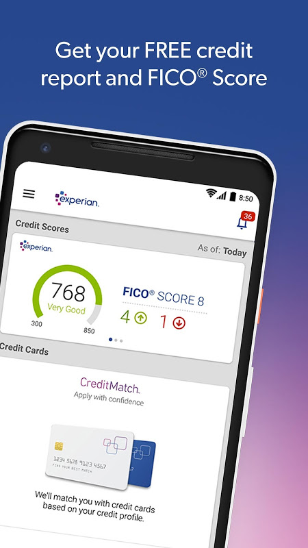 Experian app screenshot 1