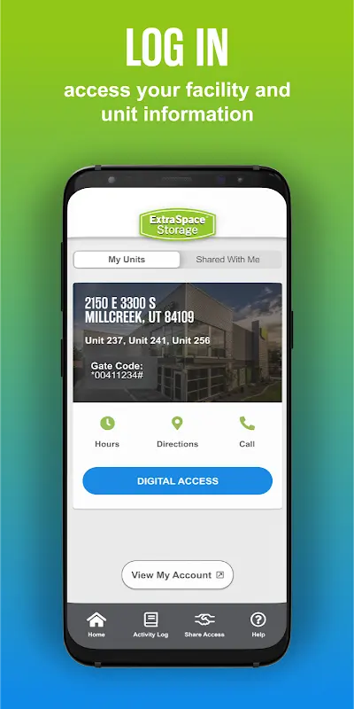 Extra Space Storage app screenshot 2