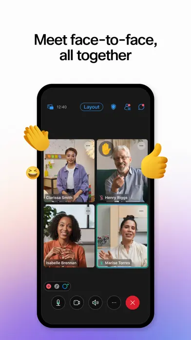 eyeson Video Meetings app screenshot 1