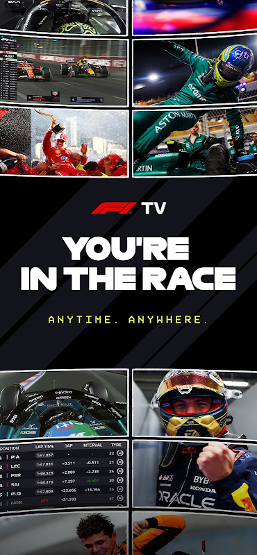 F1 TV app screenshot 1
