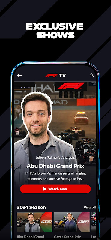 F1 TV app screenshot 2
