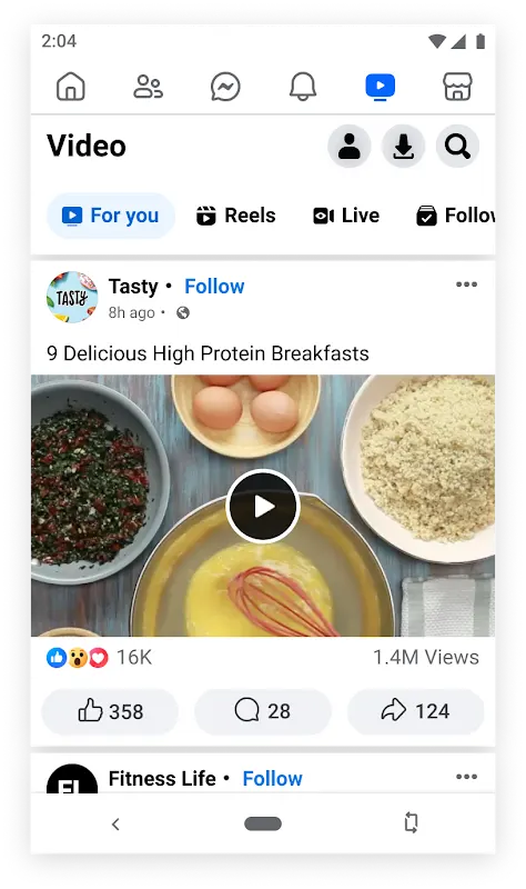 Facebook Lite app screenshot 3