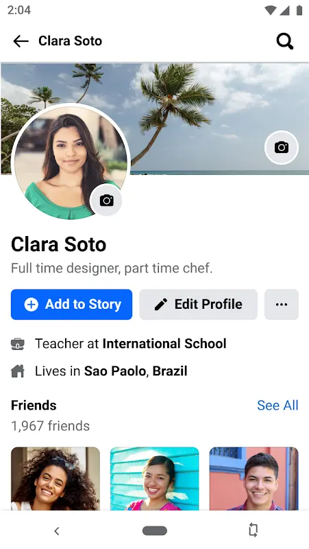 Facebook Lite app screenshot 4