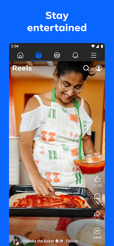 Facebook app screenshot 5