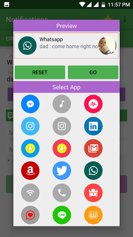 Fake Notifications app screenshot 3