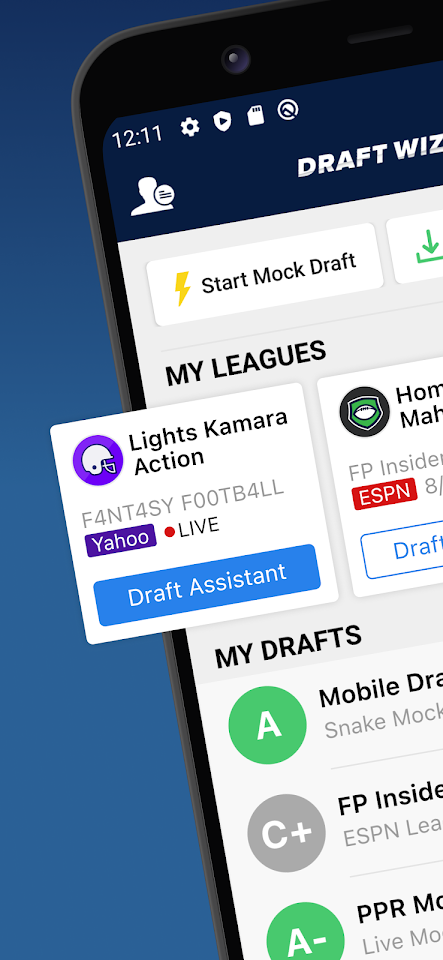 Fantasy Football Draft Wizard app screenshot 2