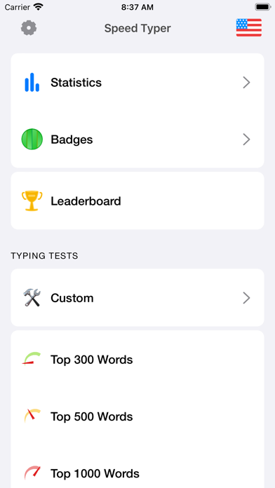 Fast Typing Test app screenshot 1