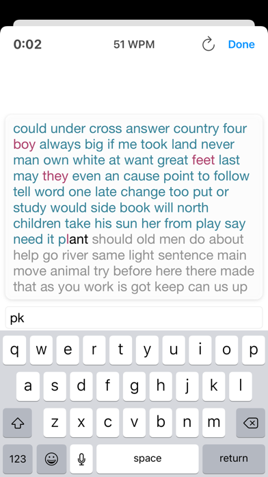 Fast Typing Test app screenshot 2