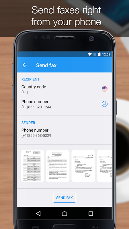 FaxFree: Send Faxes from Phone app screenshot 1