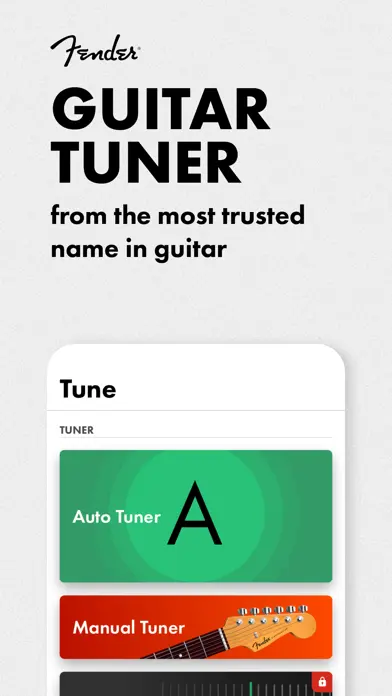 Fender Guitar Tuner app screenshot 1
