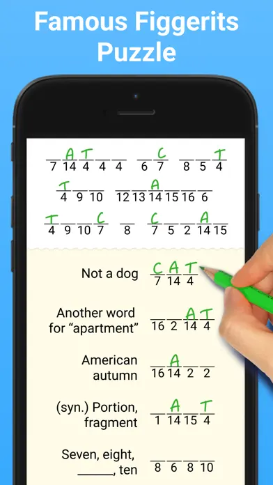Figgerits – Word Puzzle Game app screenshot 1