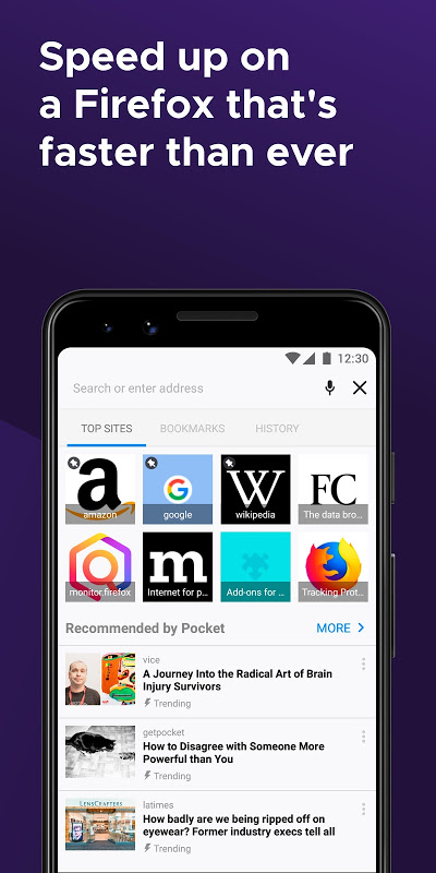 Firefox: Private, Safe Browser app screenshot 2