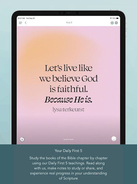 First 5 app screenshot 4