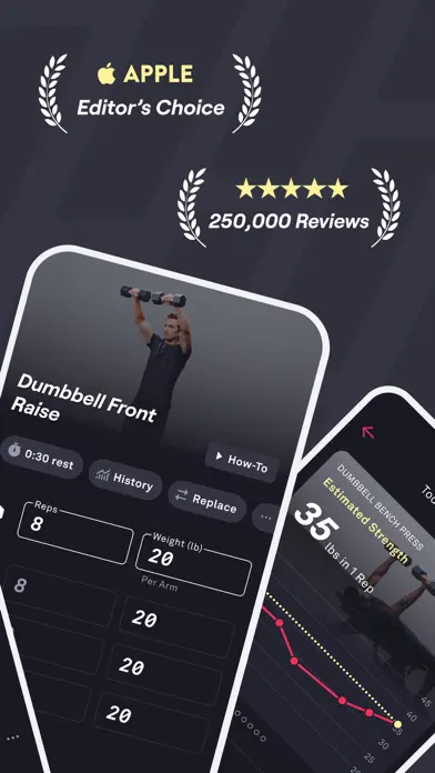 Fitbod Workout & Fitness Plans app screenshot 2