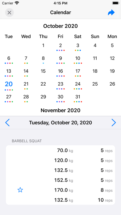 FitNotes Supporter app screenshot 4