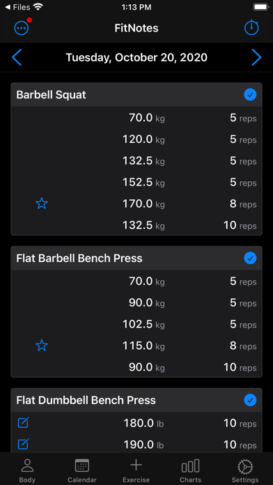 FitNotes Supporter app screenshot 6