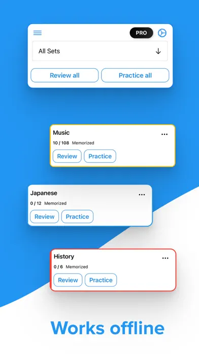 Flashcards World app screenshot 2