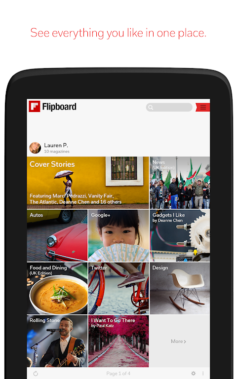 Flipboard: The Social Magazine app screenshot 7