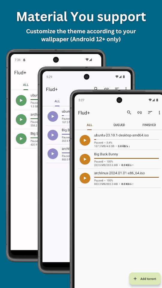 Flud+ app screenshot 3