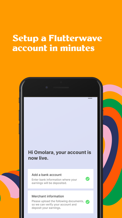 Flutterwave app screenshot 1