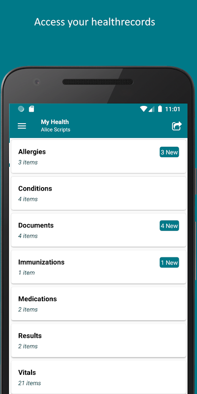 FollowMyHealth® app screenshot 5