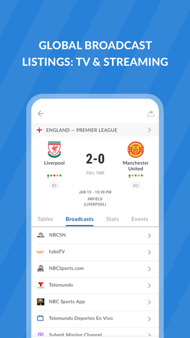 Foot Direct – live score app screenshot 5