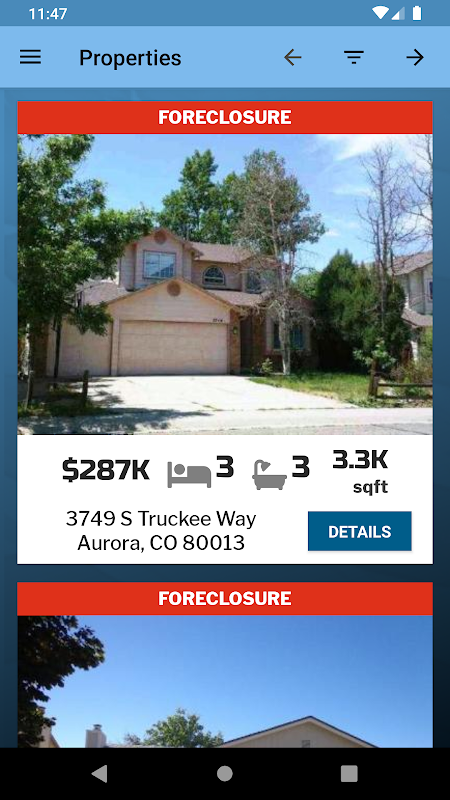 Foreclosure Home Search app screenshot 7