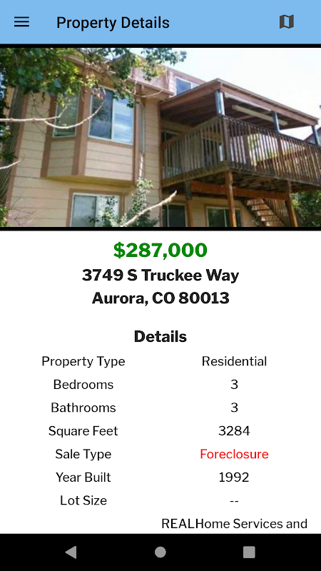 Foreclosure Home Search app screenshot 8