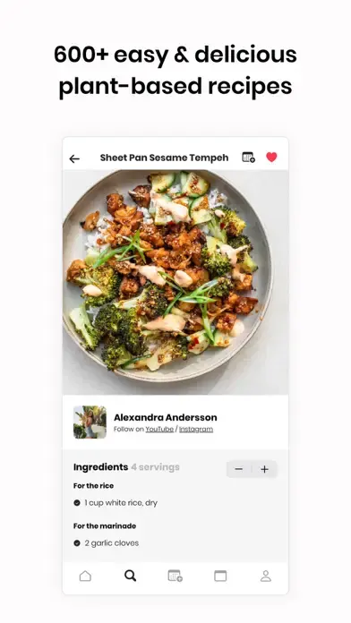 Forks Plant-Based Recipes app screenshot 2
