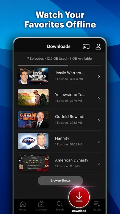 FOX Nation: Celebrate America app screenshot 5