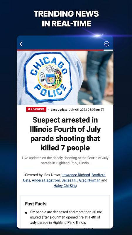 Fox News app screenshot 2