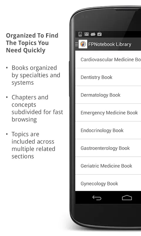 FP Notebook app screenshot 1