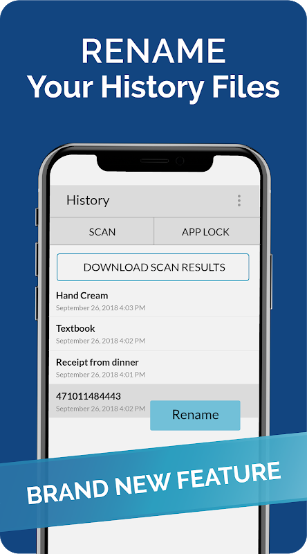FreeScan© QR Code Scanner app screenshot 1