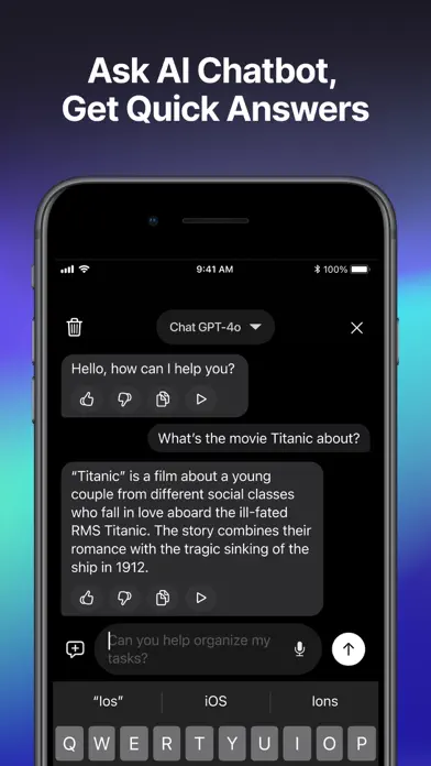 Friday: AI E-mail Assistant app screenshot 2